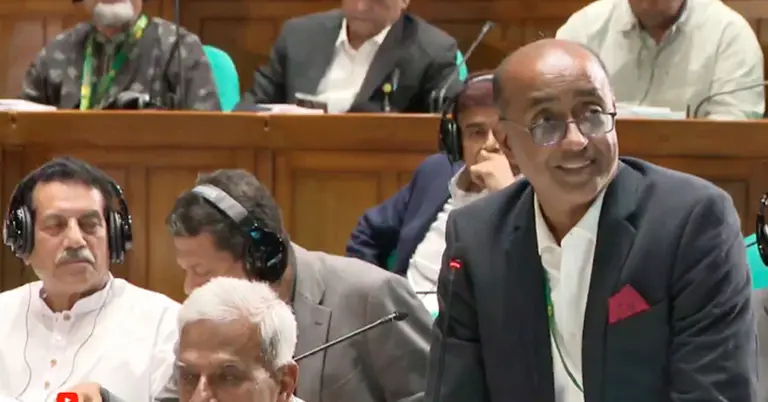 জাতীয় সংসদে আইনমন্ত্রী মো. আসাদুজ্জামান